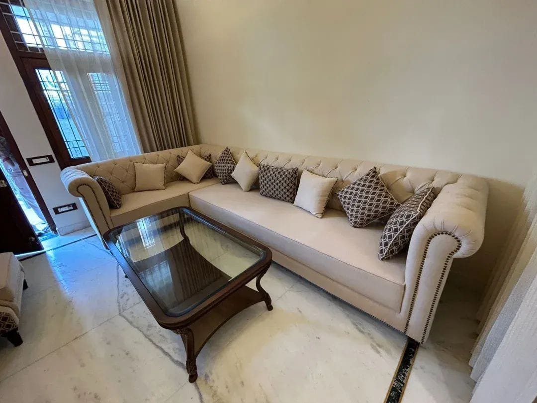 Straight Chester Sofa - Amar Sofa Repair
